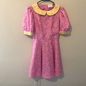 Pink sprinkle dress